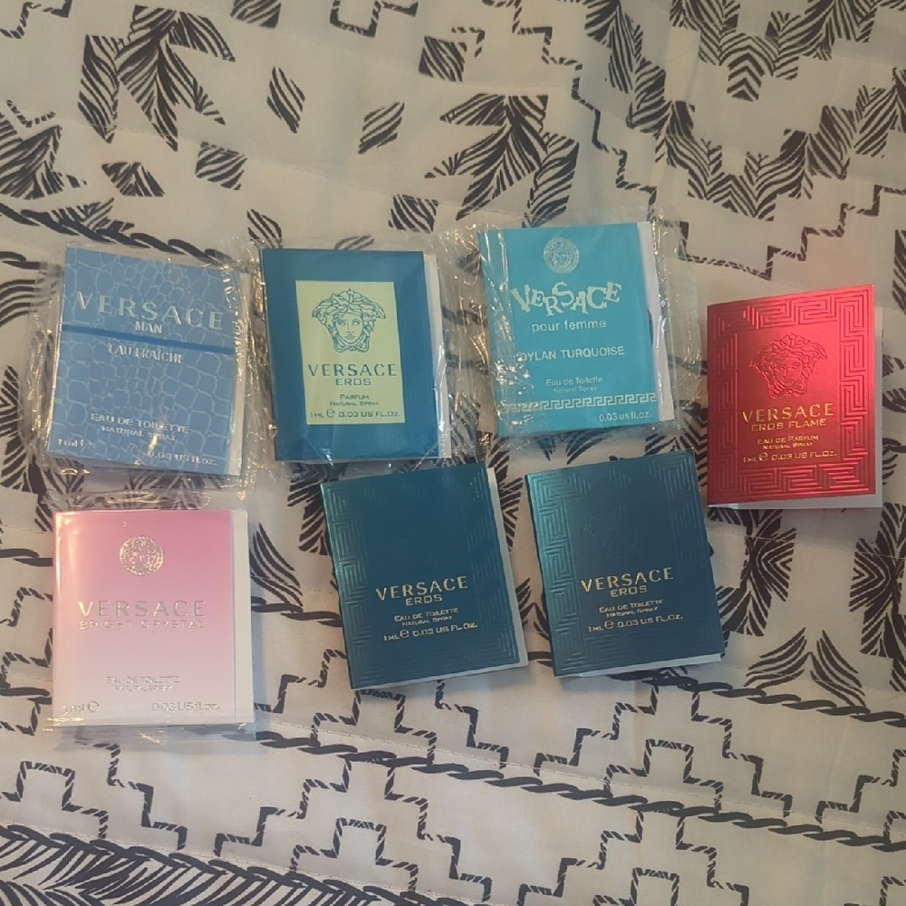 Versace Mini Fragrance Collection. You Get 7